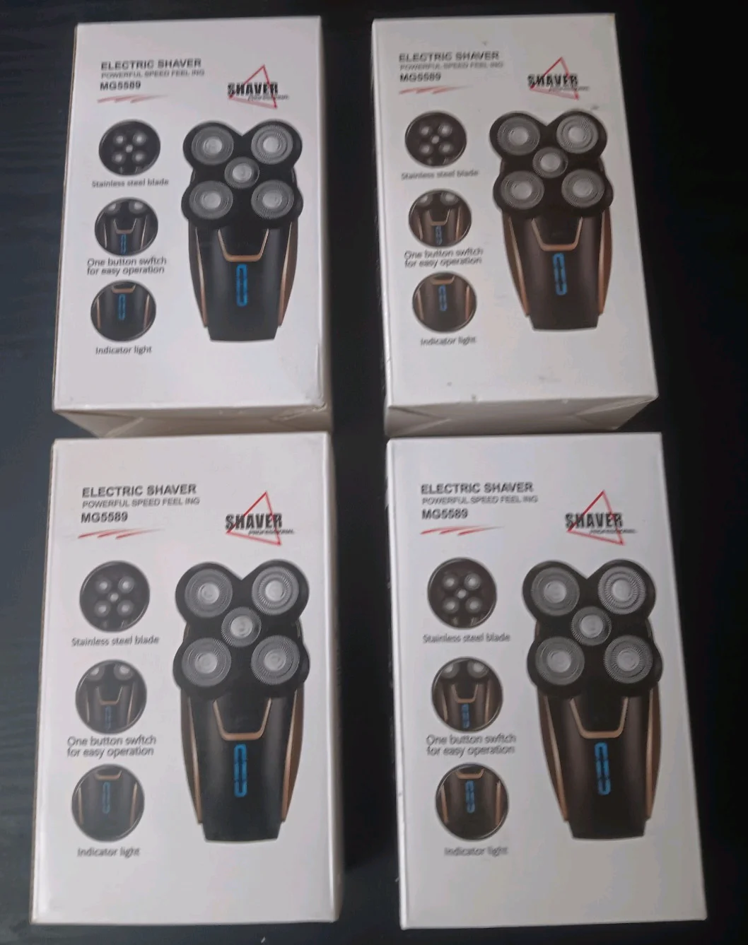 MG558 5 HEADED ROTATIONAL SHAVERS (EACH) – 2