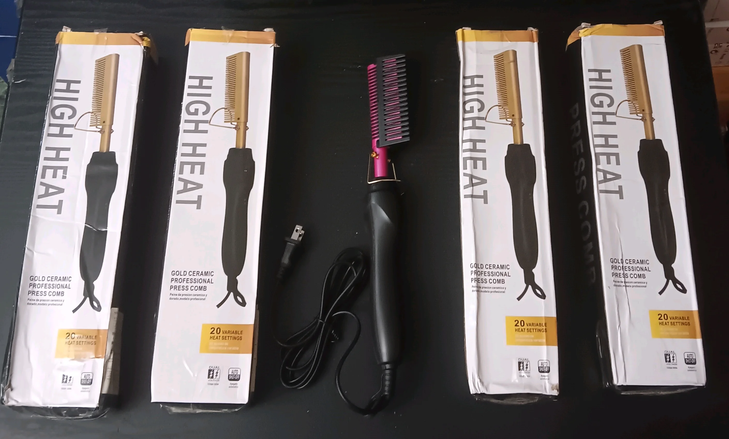 HIGH HEAT PROFESSIONAL HAIR COMB (EACH) – 1