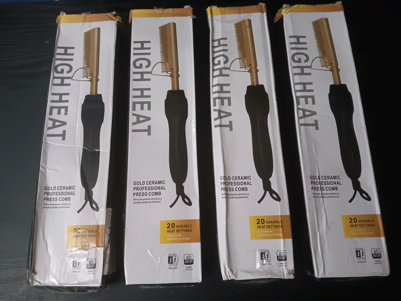 HIGH HEAT PROFESSIONAL HAIR COMB (EACH) – 2