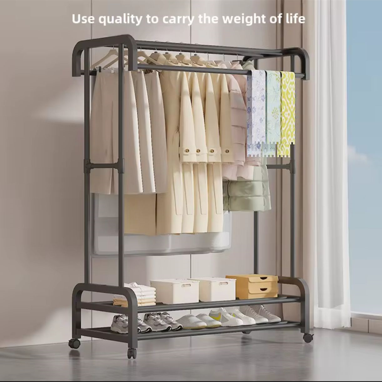 Freestanding Wardrobe Rack  – 1
