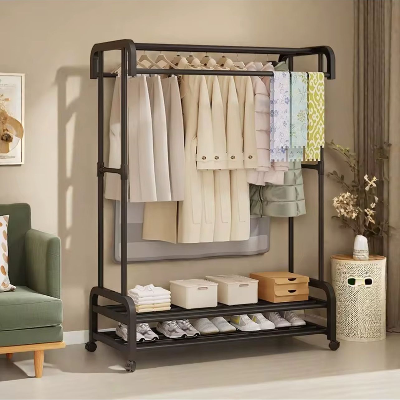 Freestanding Wardrobe Rack  – 3