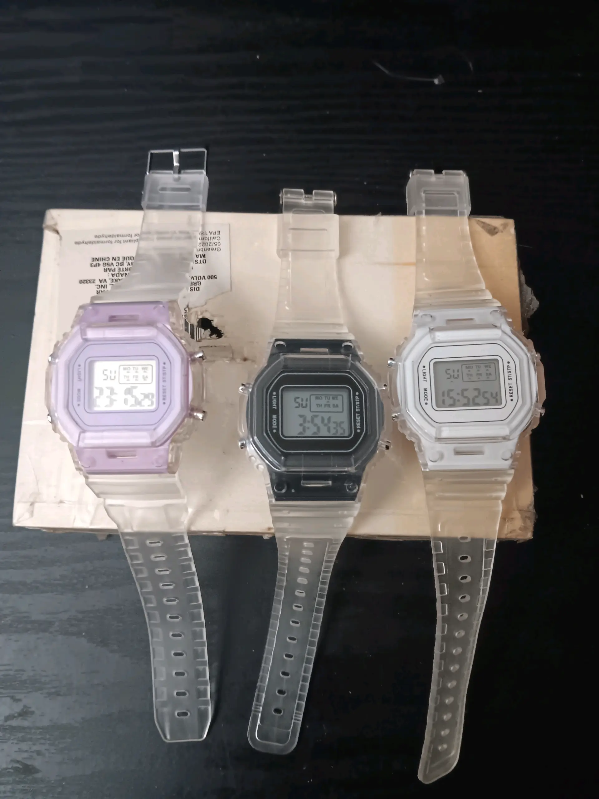 CLEAR DIGITAL WATCHES  (EACH) – 1