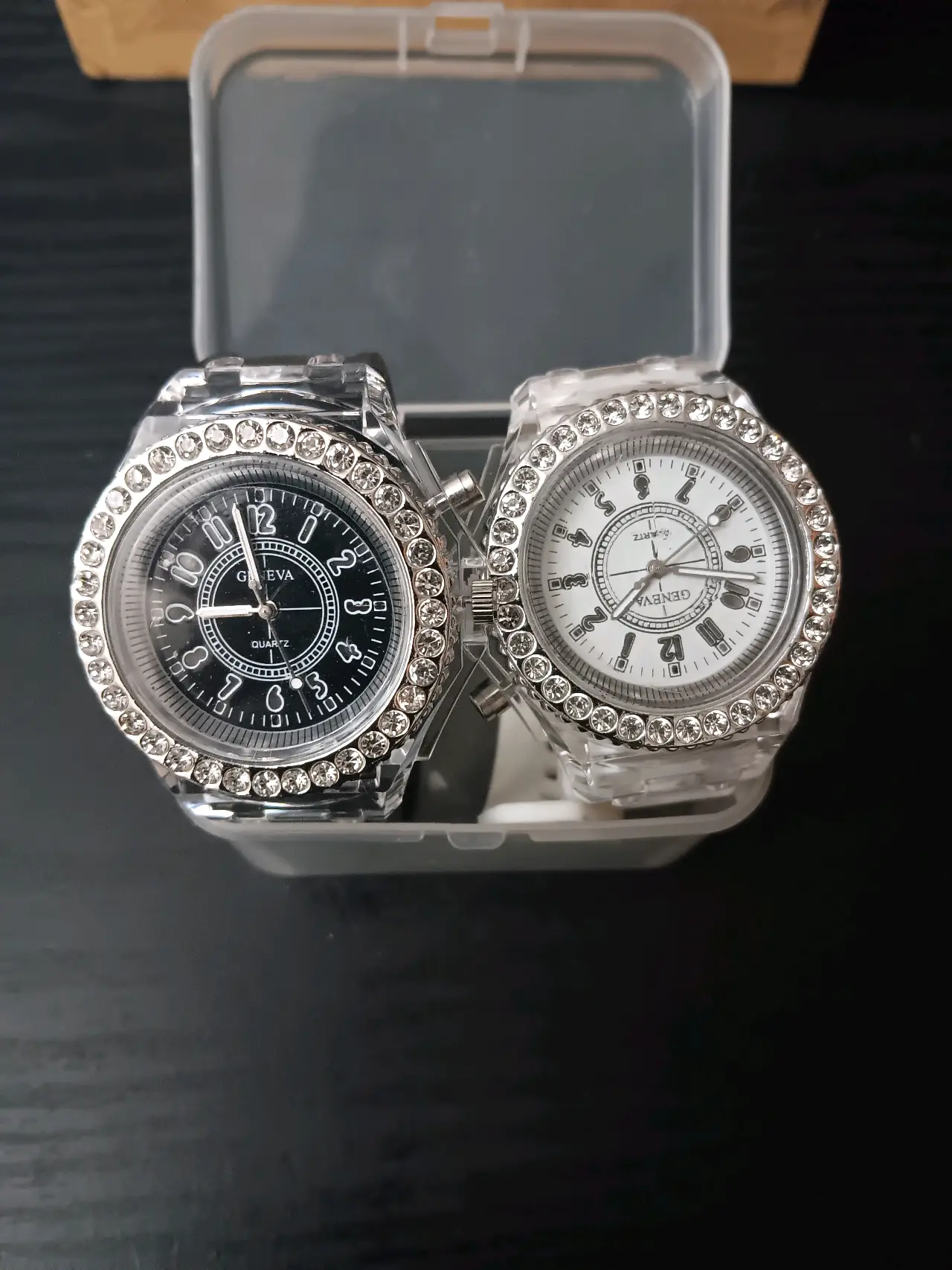 GENEVA ICE BEZEL FASHION STYLE LED WATCHES (EACH) – 2