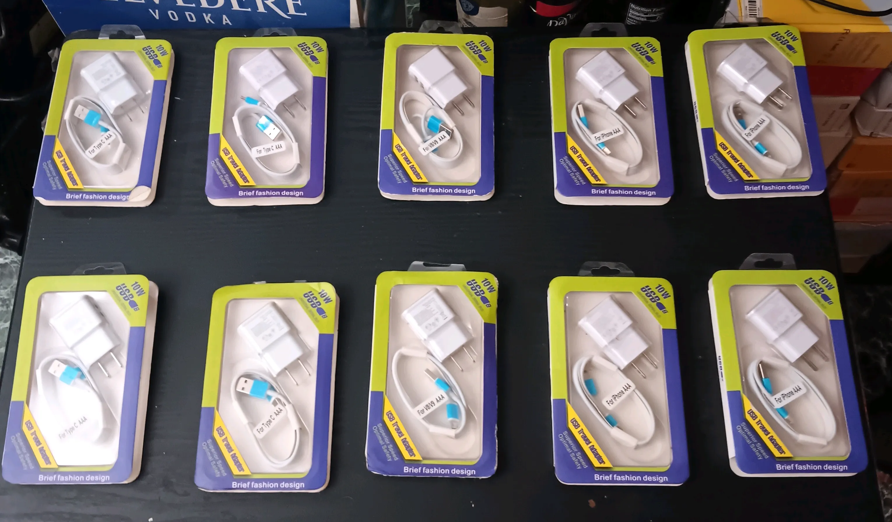 10W FAST SPEED CHARGERS W/BOX (EACH) – 2