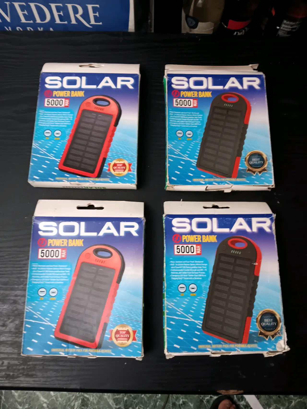 SOLAR POWER BANK CHARGERS (EACH) – 2