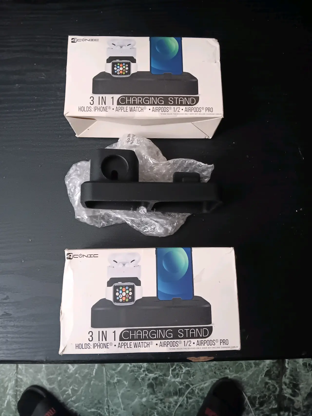 CONIC 3-IN-1 RUBBER CHARGING STAND (EACH) – 1