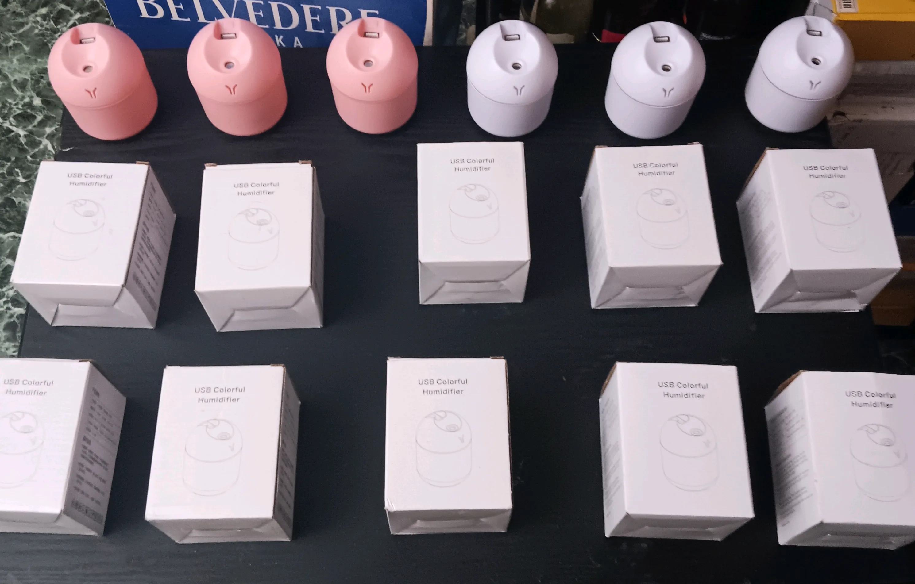 MINI USB COLOURFUL AIR HUMIDIFIER (EACH)