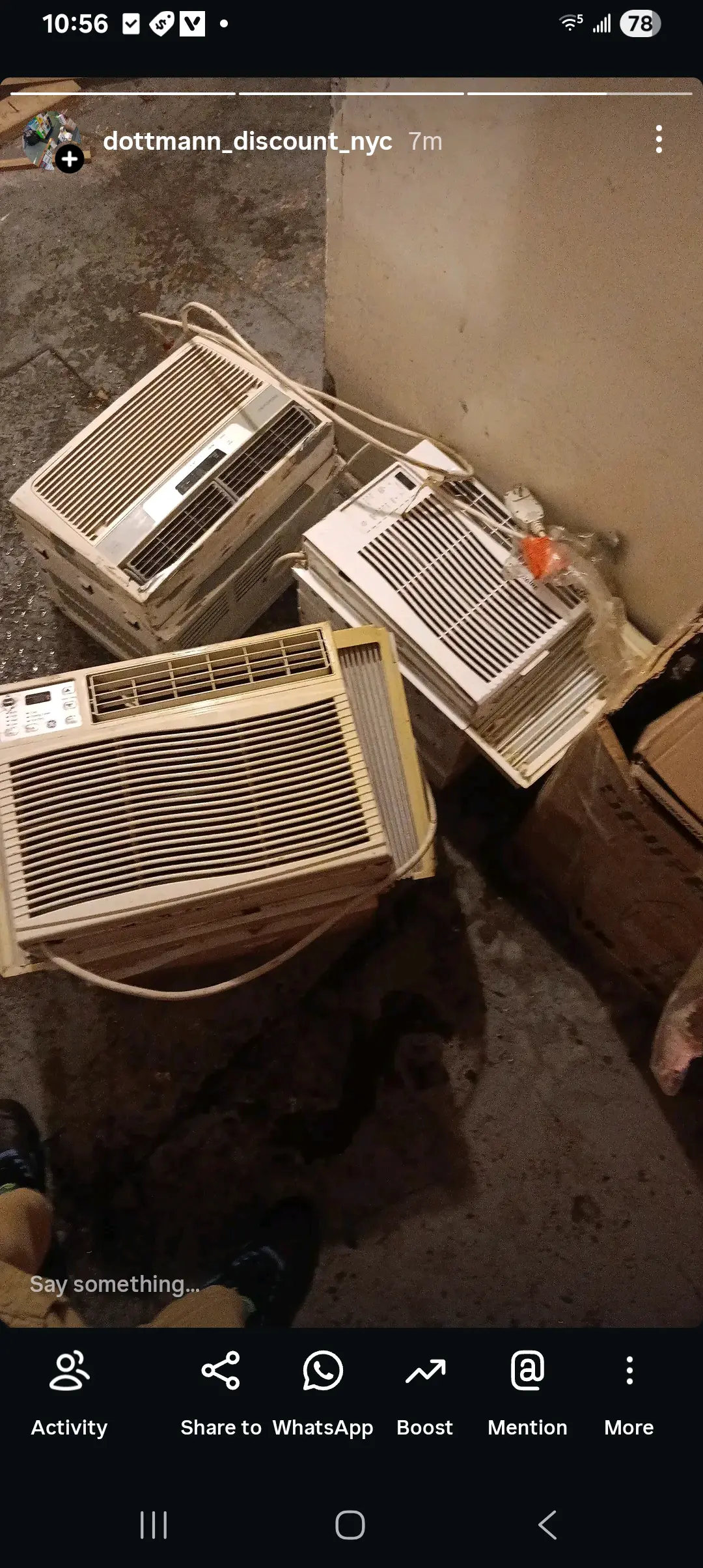 GE BIG USED WINDOW AIR CONDITIONER – 3