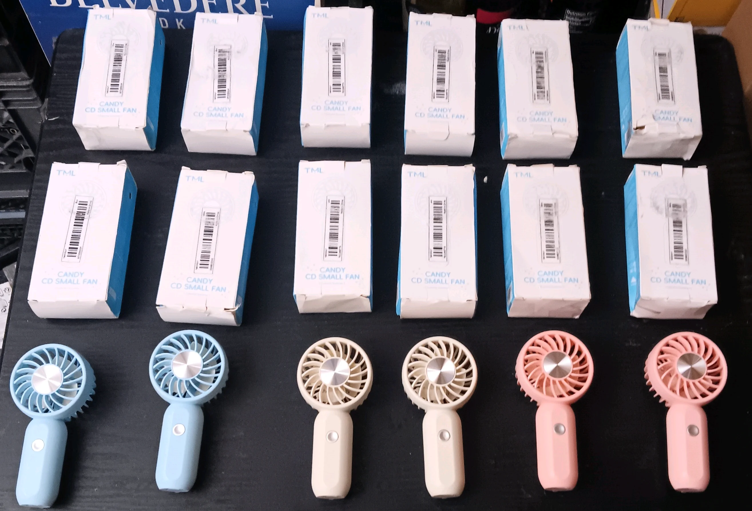 TLC MINI CAND HAND FANS (EACH)