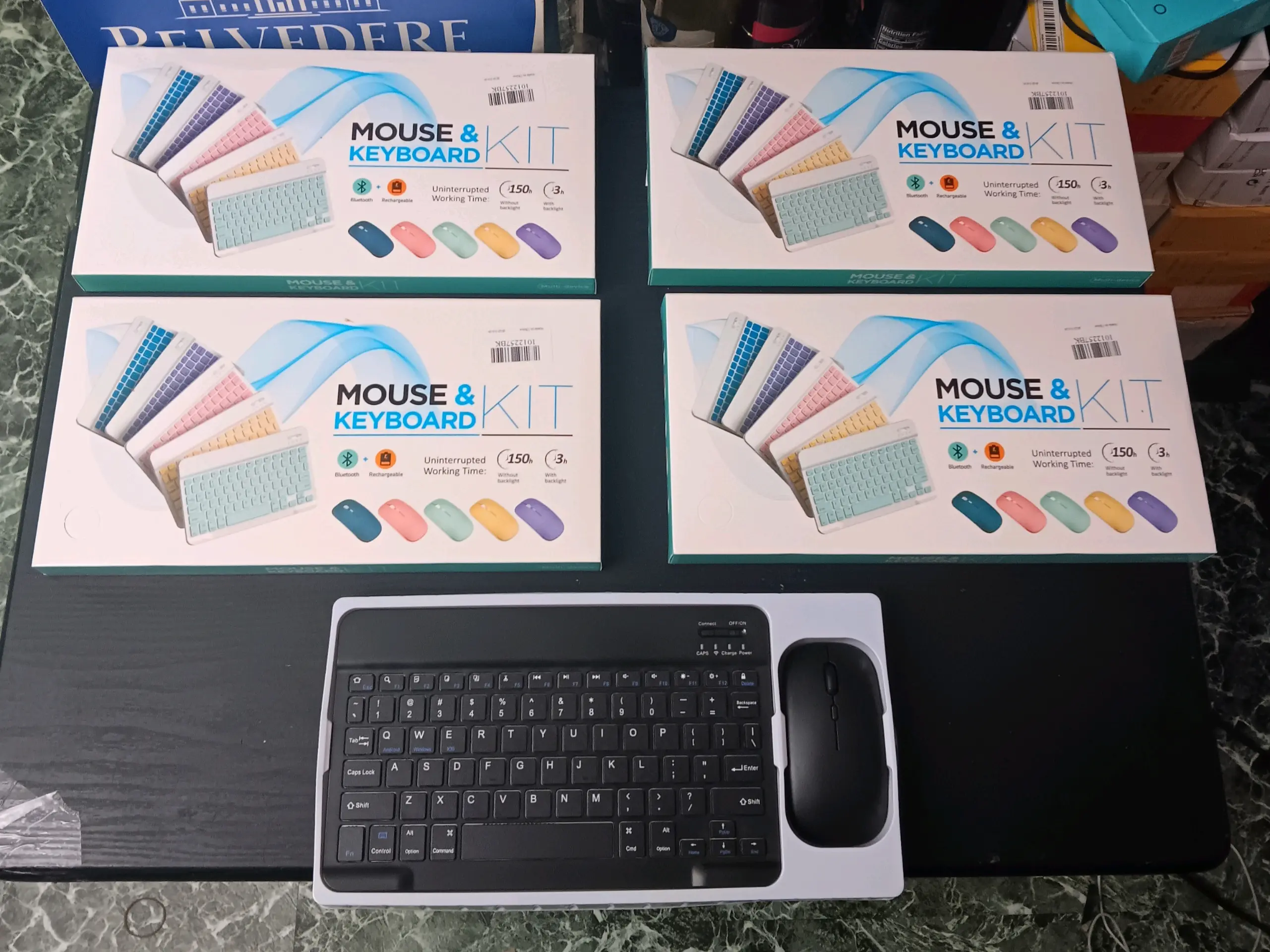 BT WIRELESS MOUSE/KEYBOARD KIT (EACH)