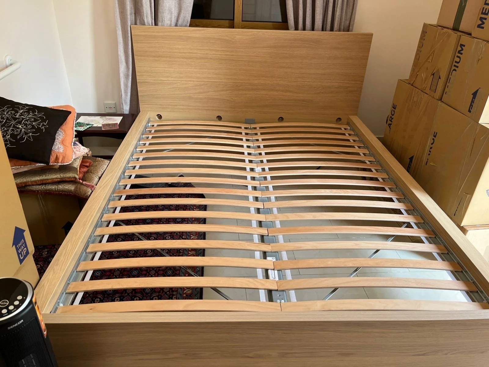 Brand new bed frame With Accessories, Tools, Assembly Instructions – 1