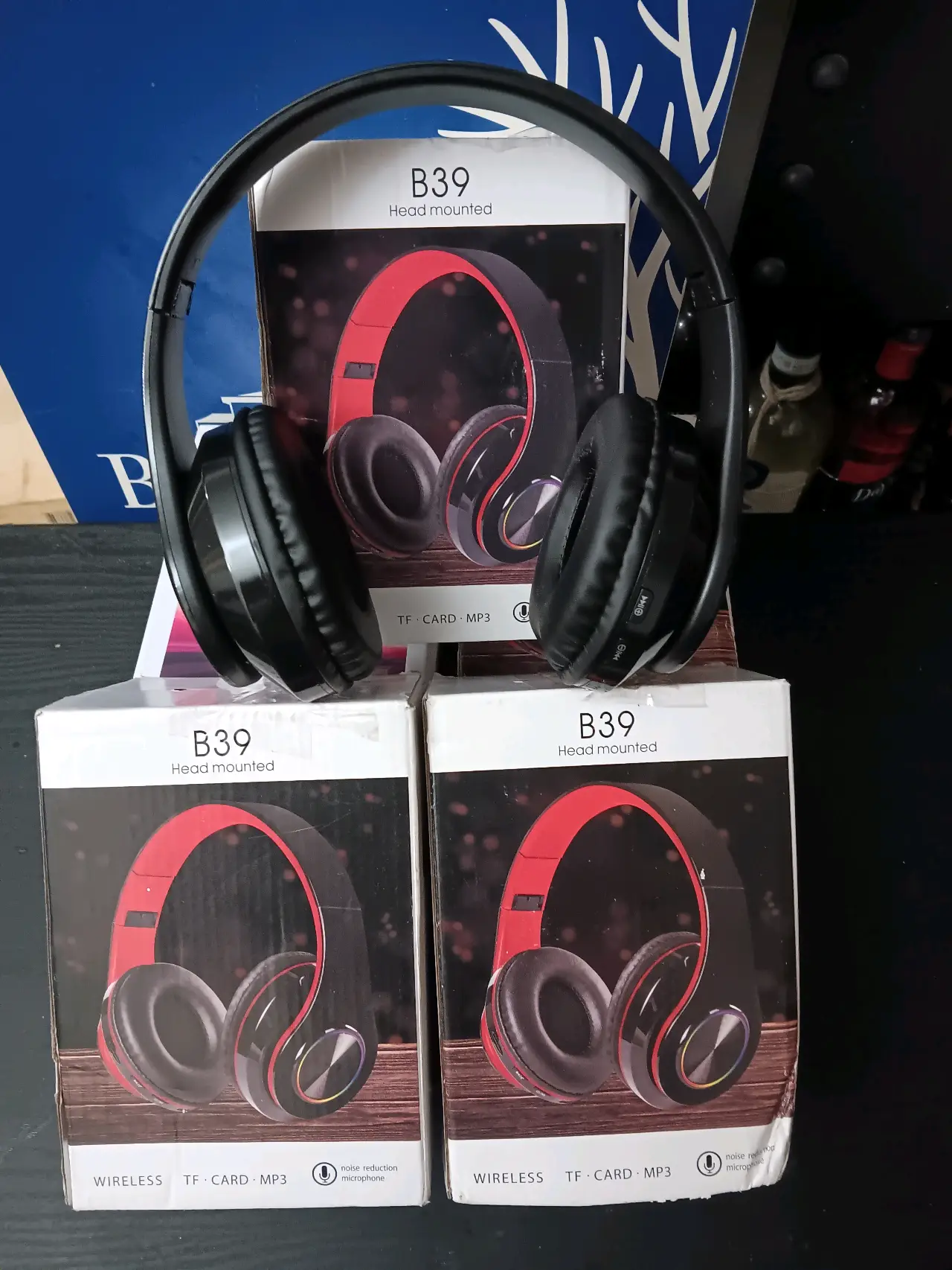 B9 BLUETOOTH WIRELESS HEADPHONES (EACH)