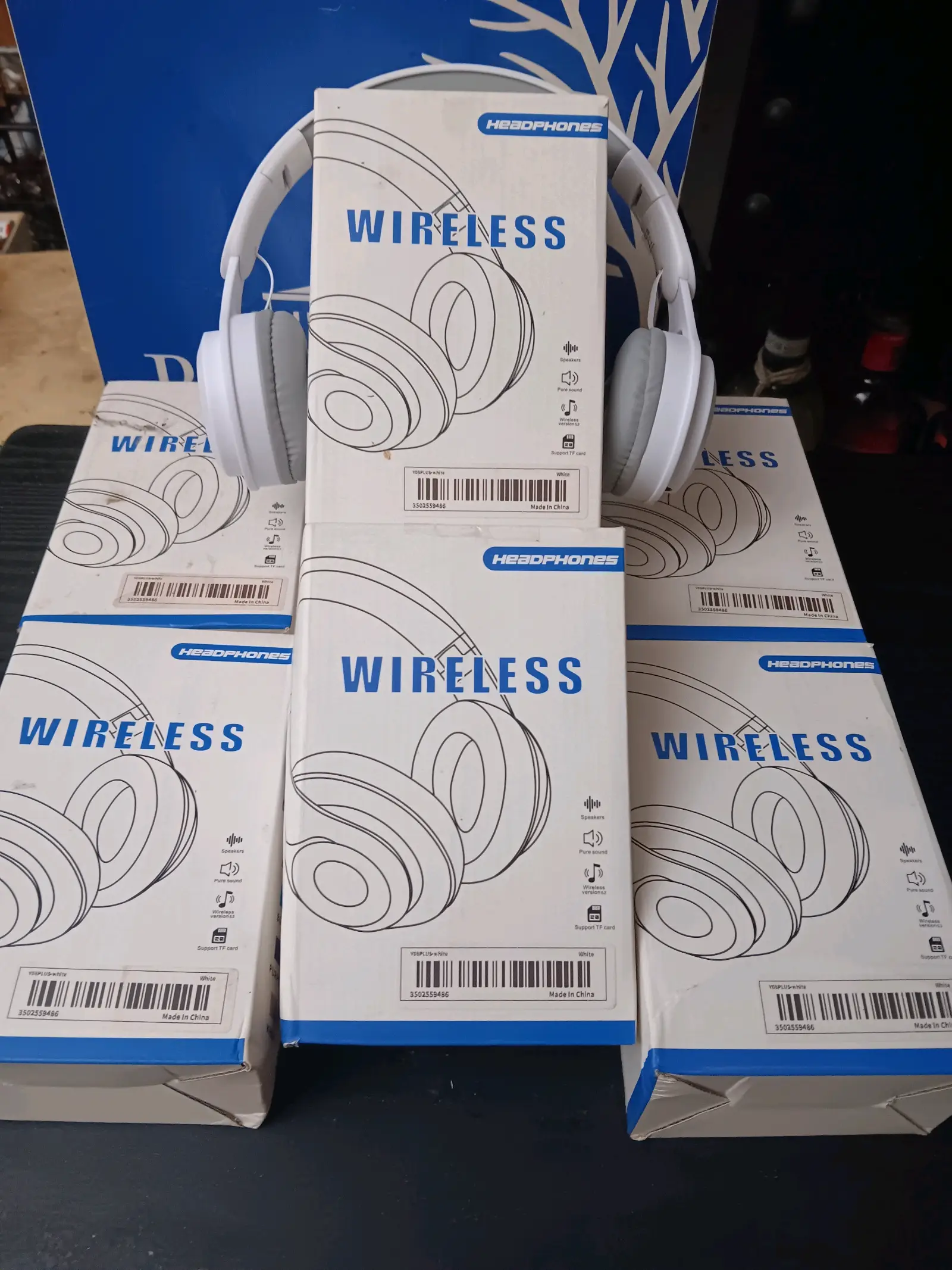 COLOURFUL WIRELESS BLUETOOTH HEADPHONES (EACH)
