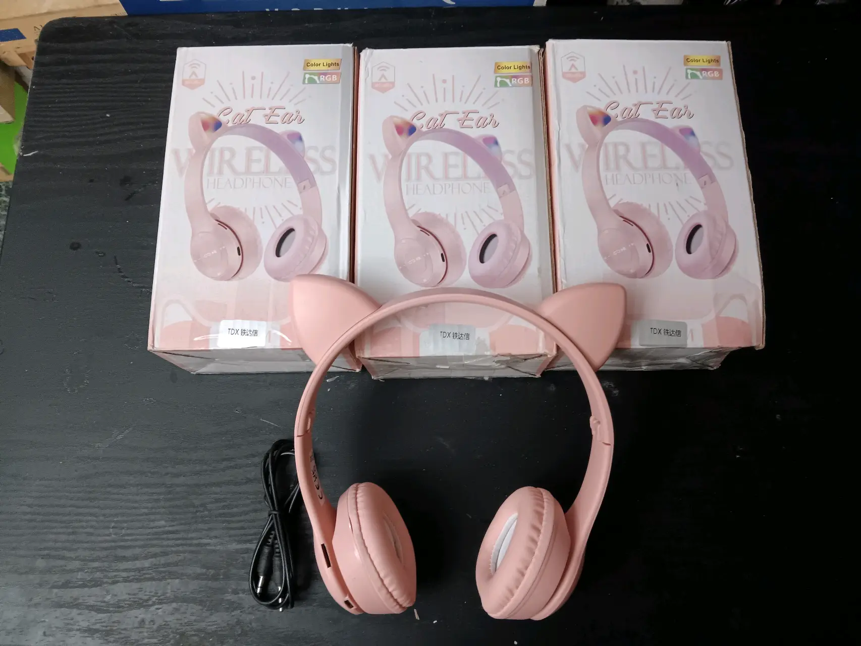 TDX CAT EAR WIRELESS BLUETOOTH KIDS HEADPHONES (EACH (