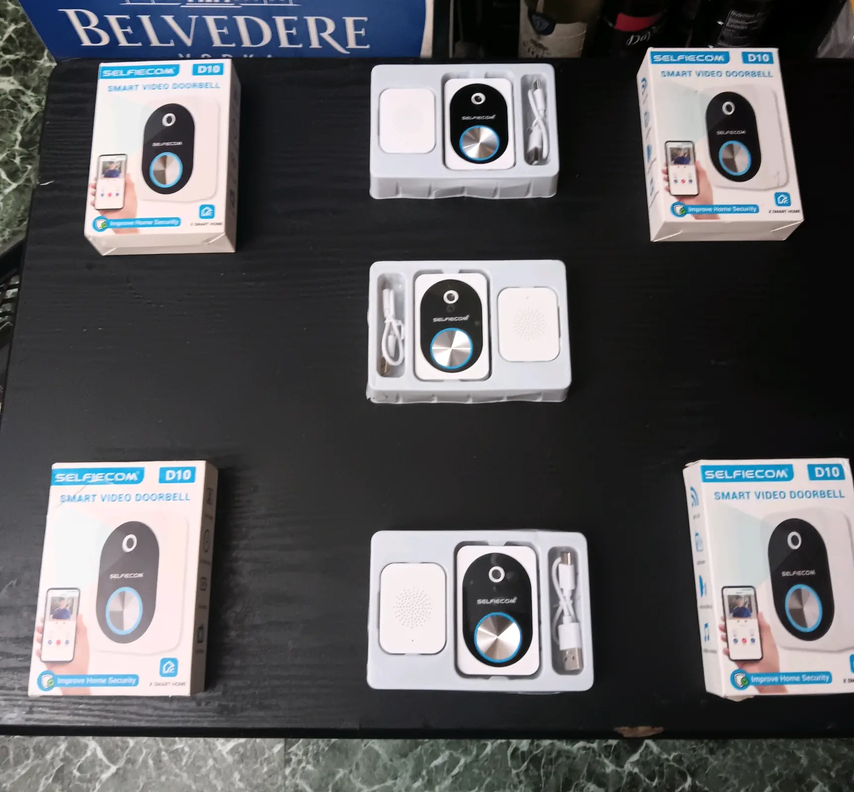 SELFCOM SMART DOOR BELL WIFI CAMERA (EACH)