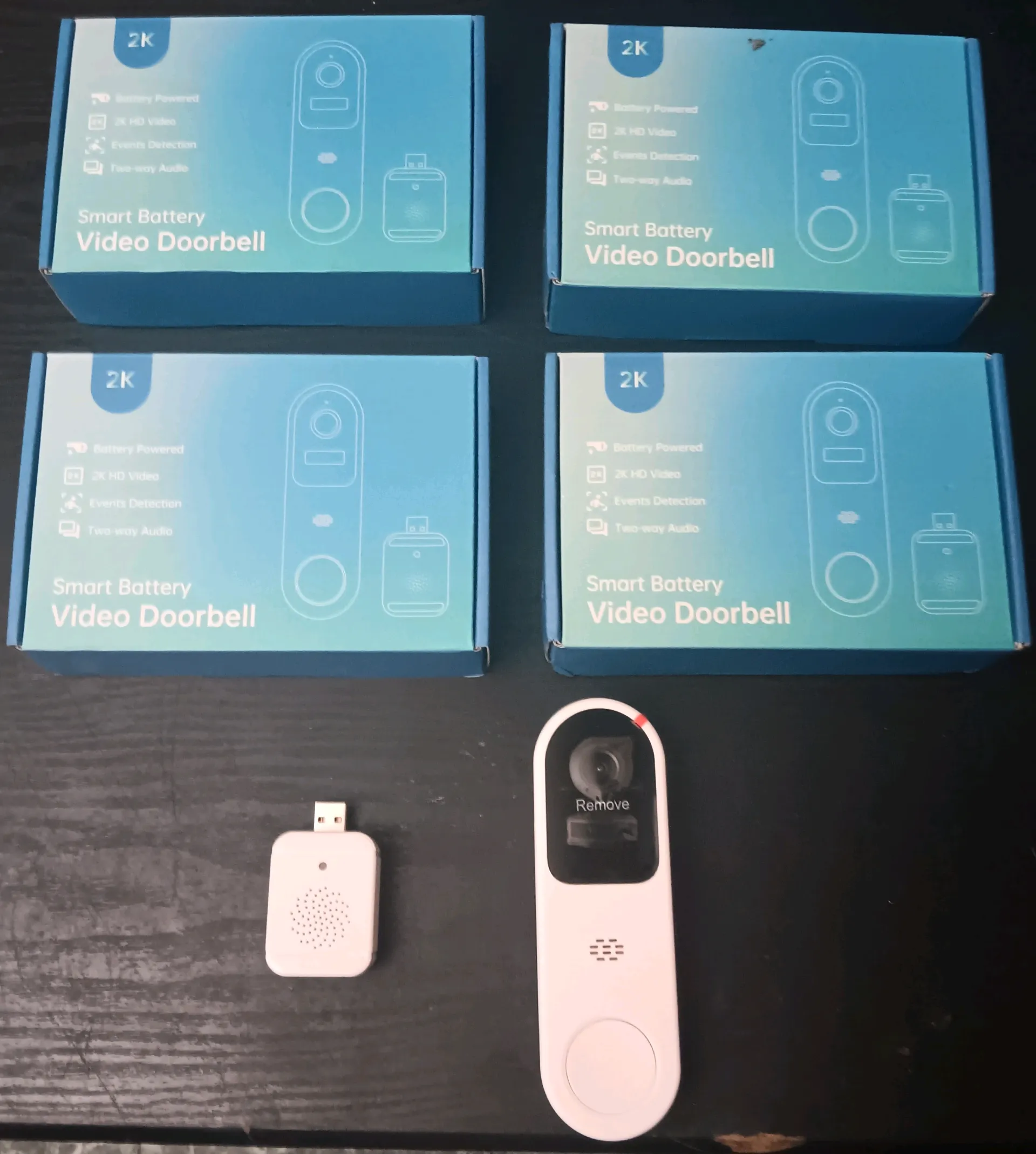 SMART BATTERY DOOR BELL SECURITY CAMERA (EACH)