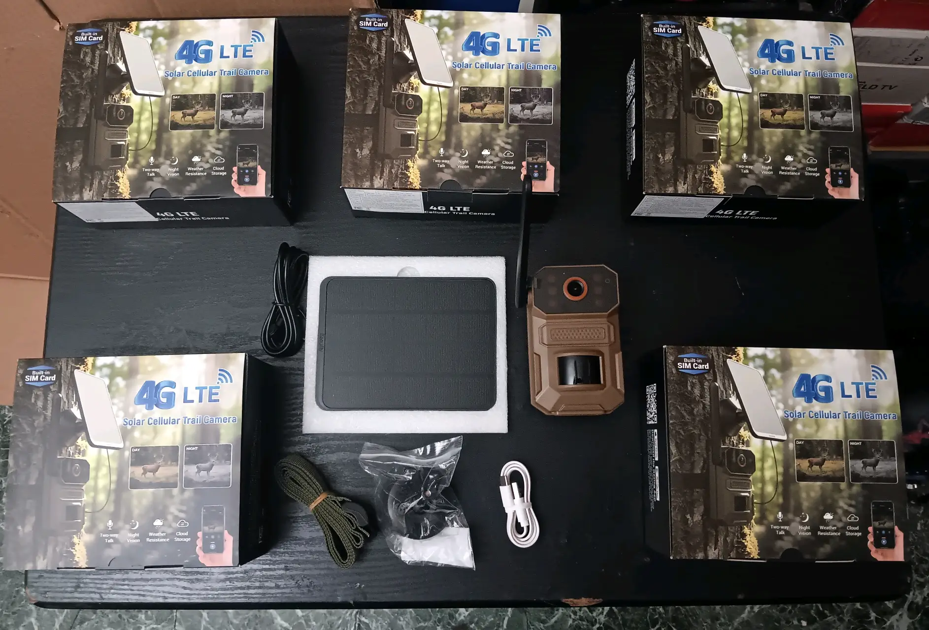 4GLTE SOLAR CELLULAR TRAIL CAMERA (EACH)