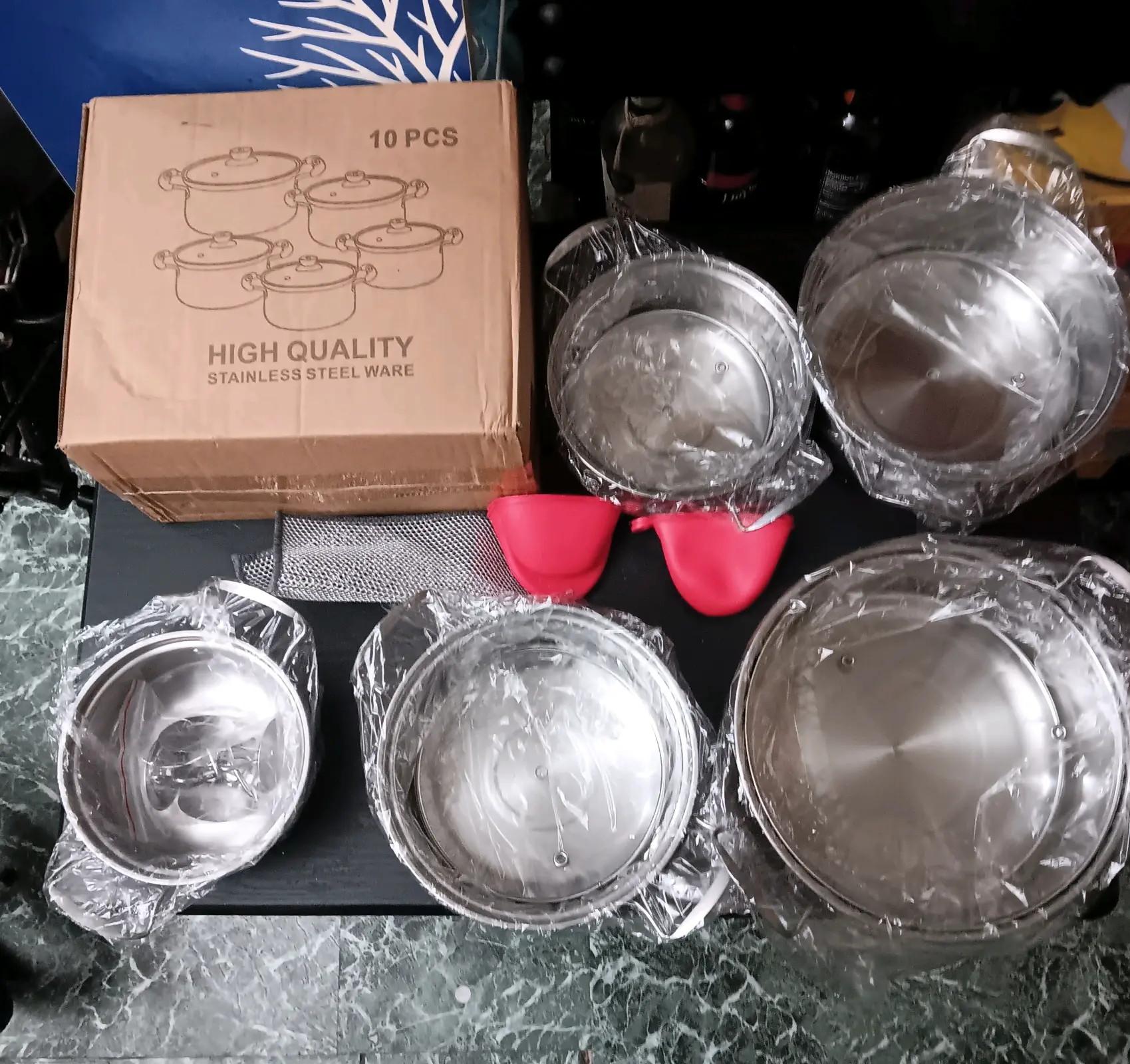 10PC HIGH QUALITY COOKWARE SET (EACH)