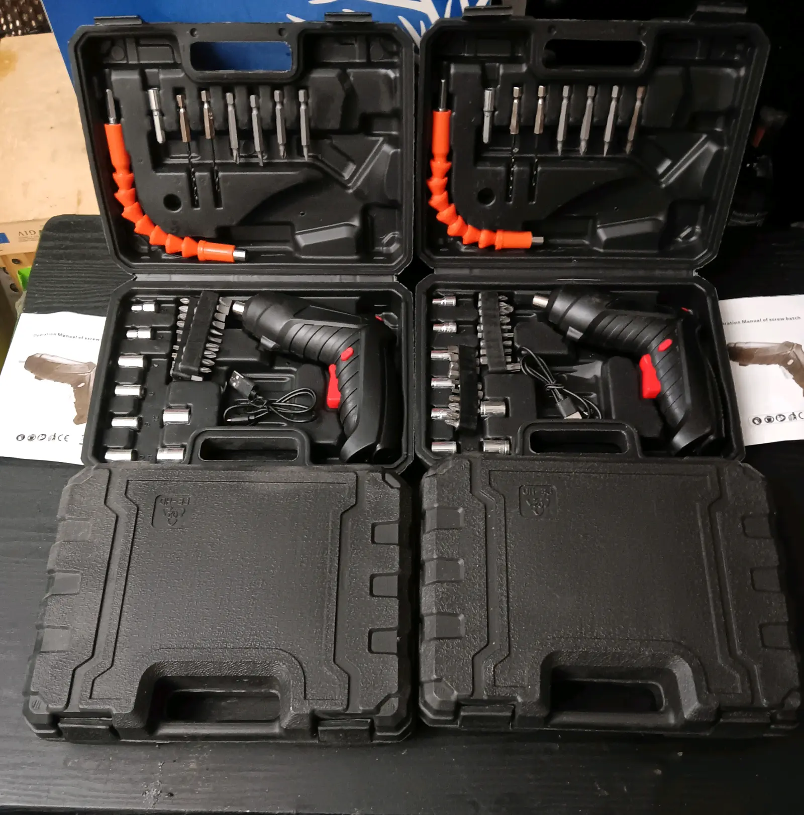 47PC CORDLESS ELECTRIC SCREWDRIVER SET (EACH) – 2