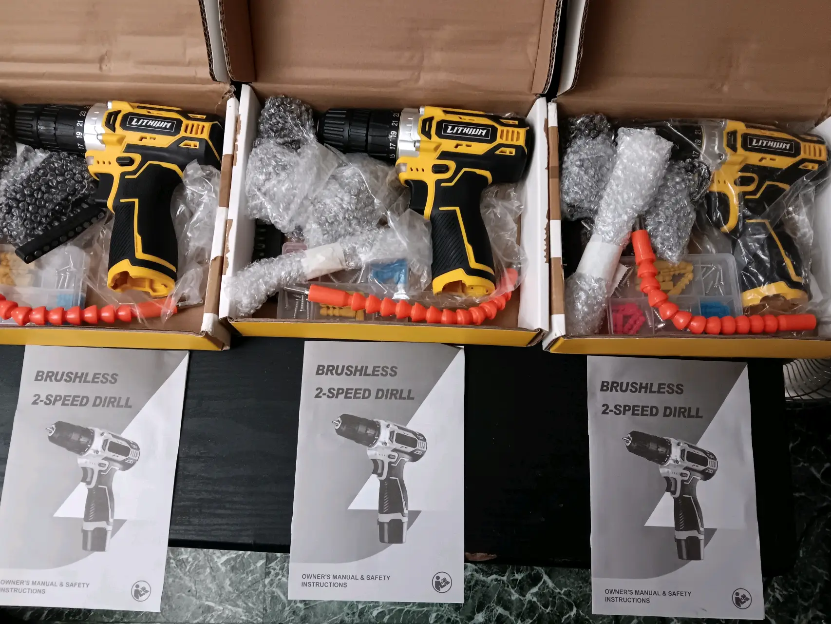 12V CORDLESS LITHIUM BRUSH DRILL MACHINE (EACH) – 1