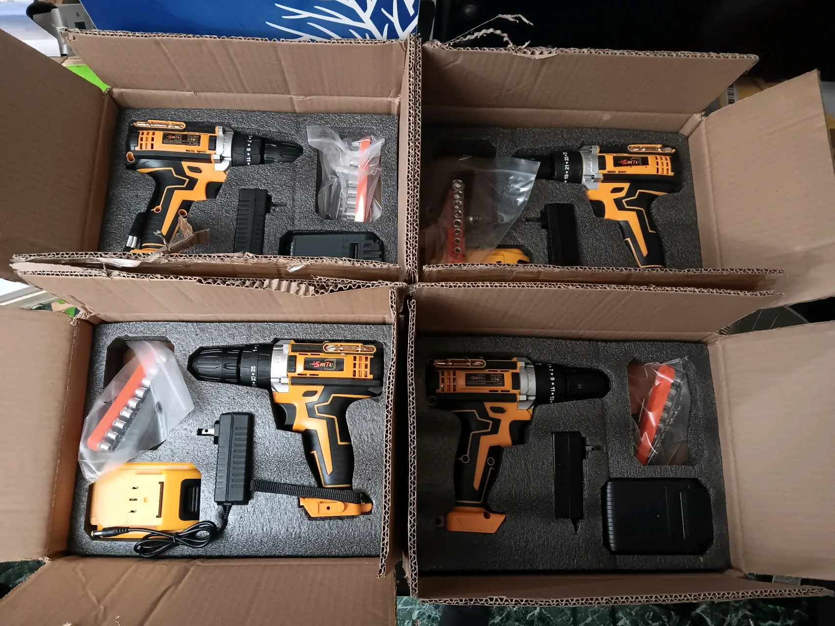21V CORDLESS ELECTRIC DRILL (EACH)