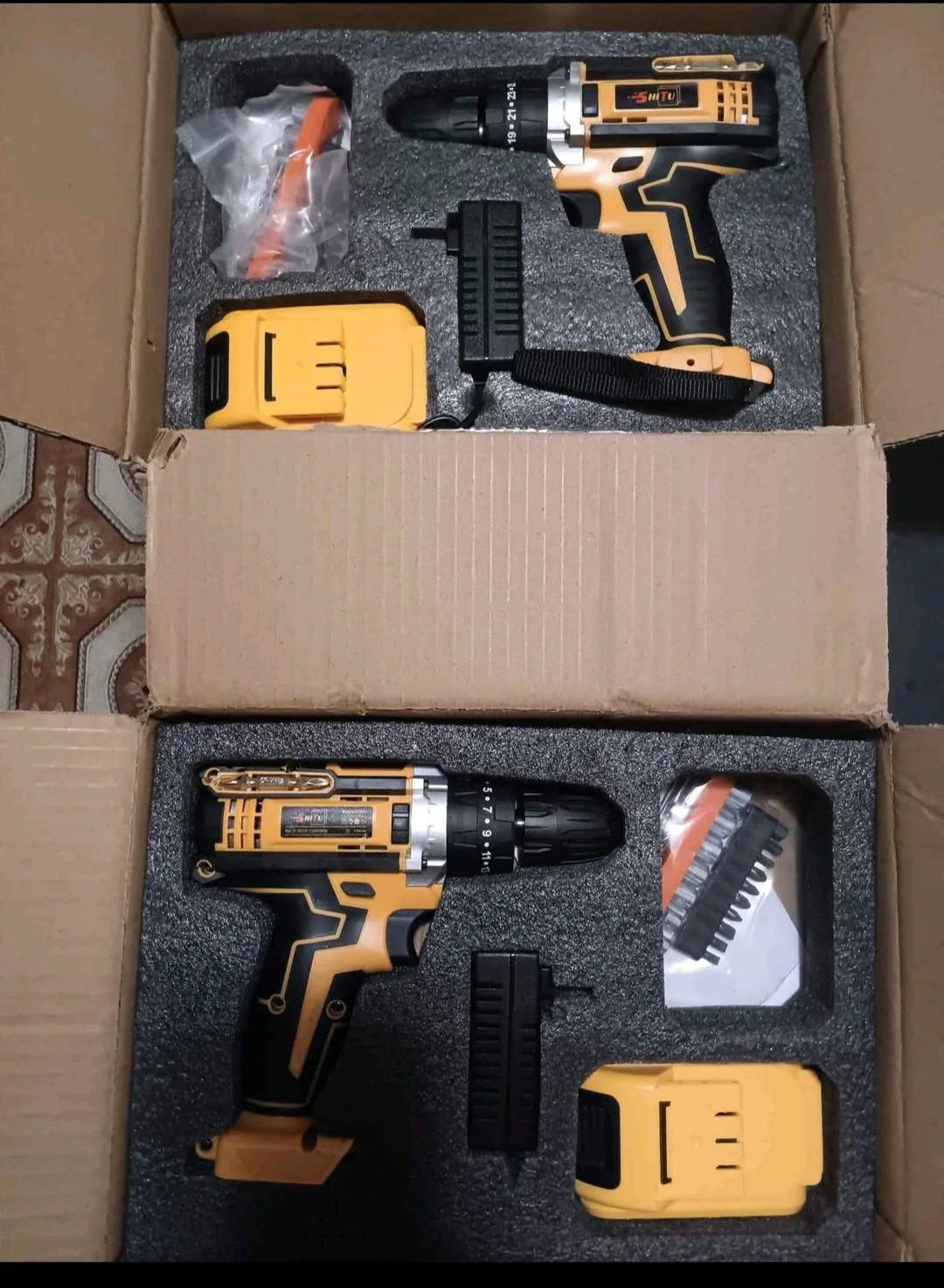 21V CORDLESS ELECTRIC DRILL (EACH) – 2