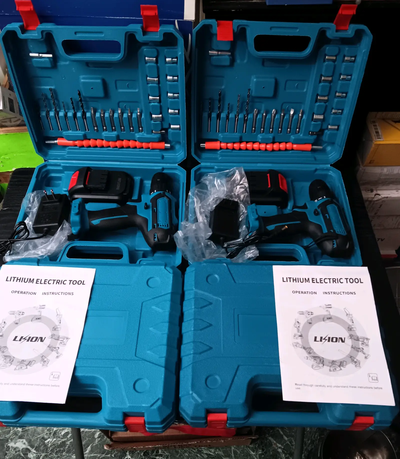 37VF CORDLESS ELECTRIC DRILL SET (EACH) – 2