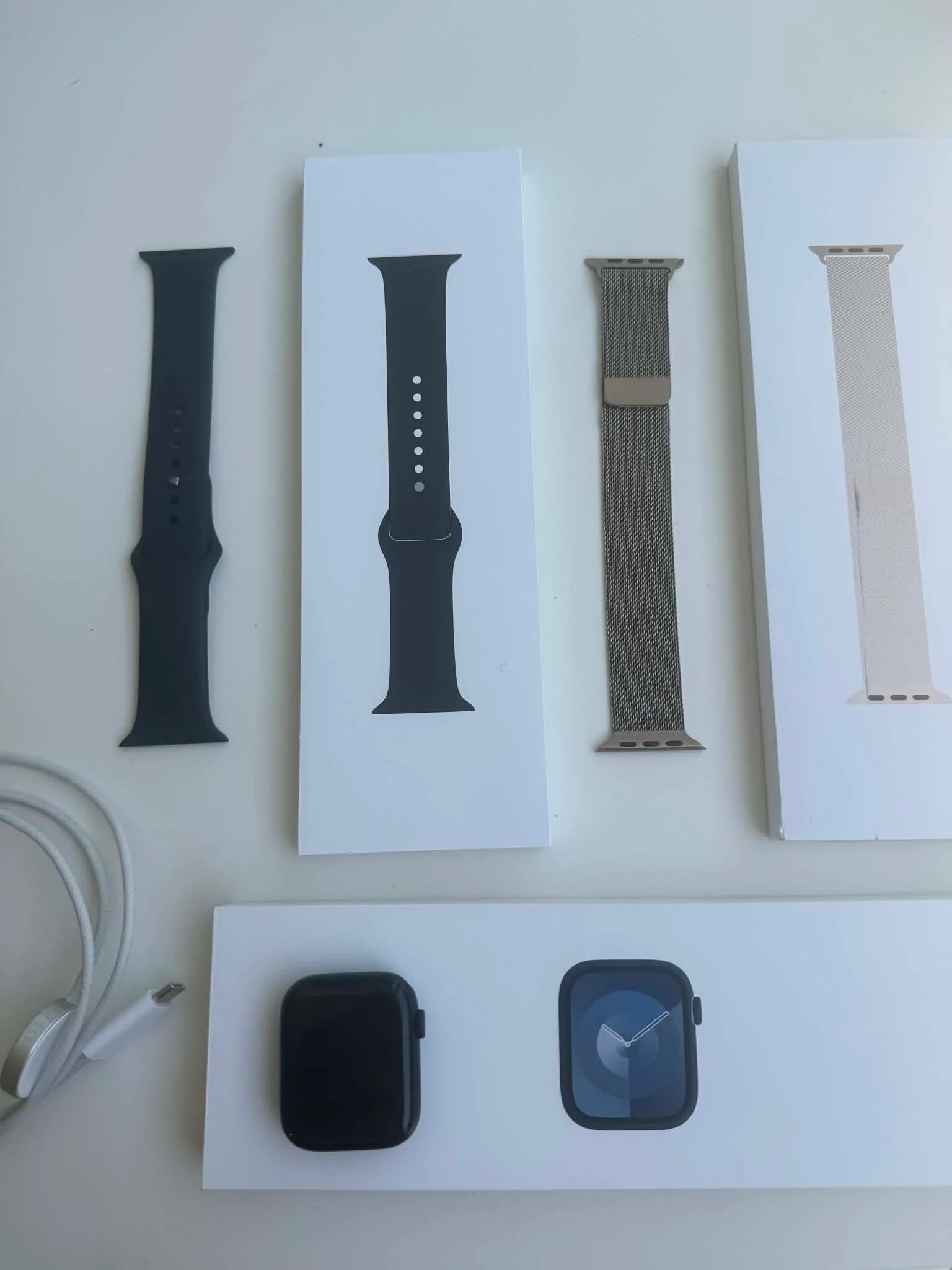 Apple Watch Series 9 GPS 45mm Midnight + 2 Original Apple Bands + Original Box – 2