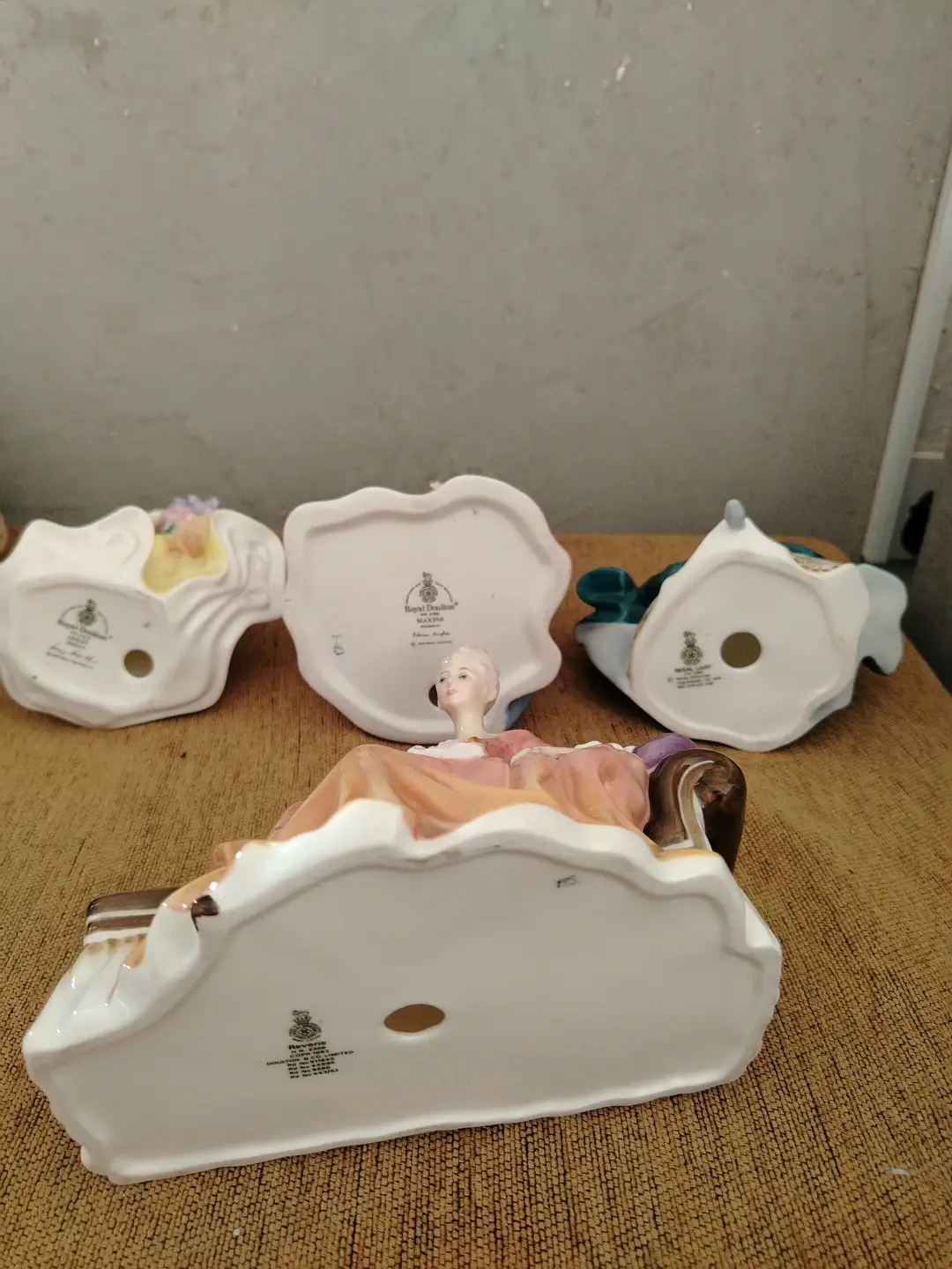 4 Royal Doulton figurines, The One Is Little cracked. – 7