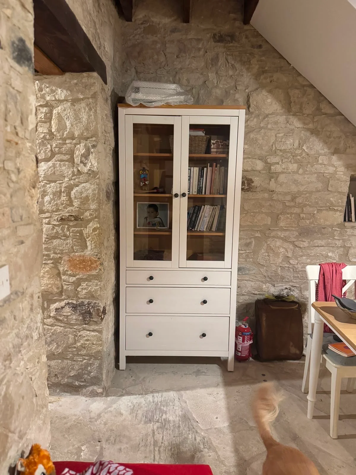 Dining Table With 4 Chairs And Display Cabinet – 2