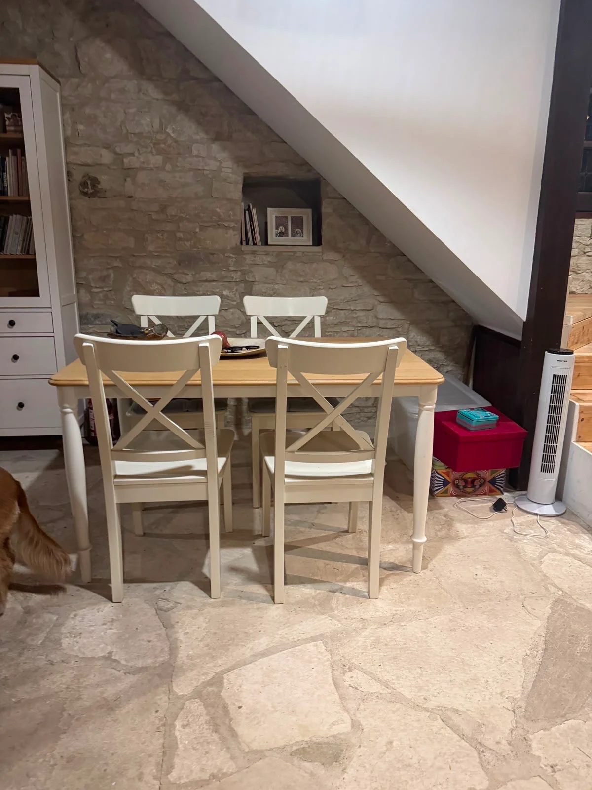Dining Table With 4 Chairs And Display Cabinet – 5