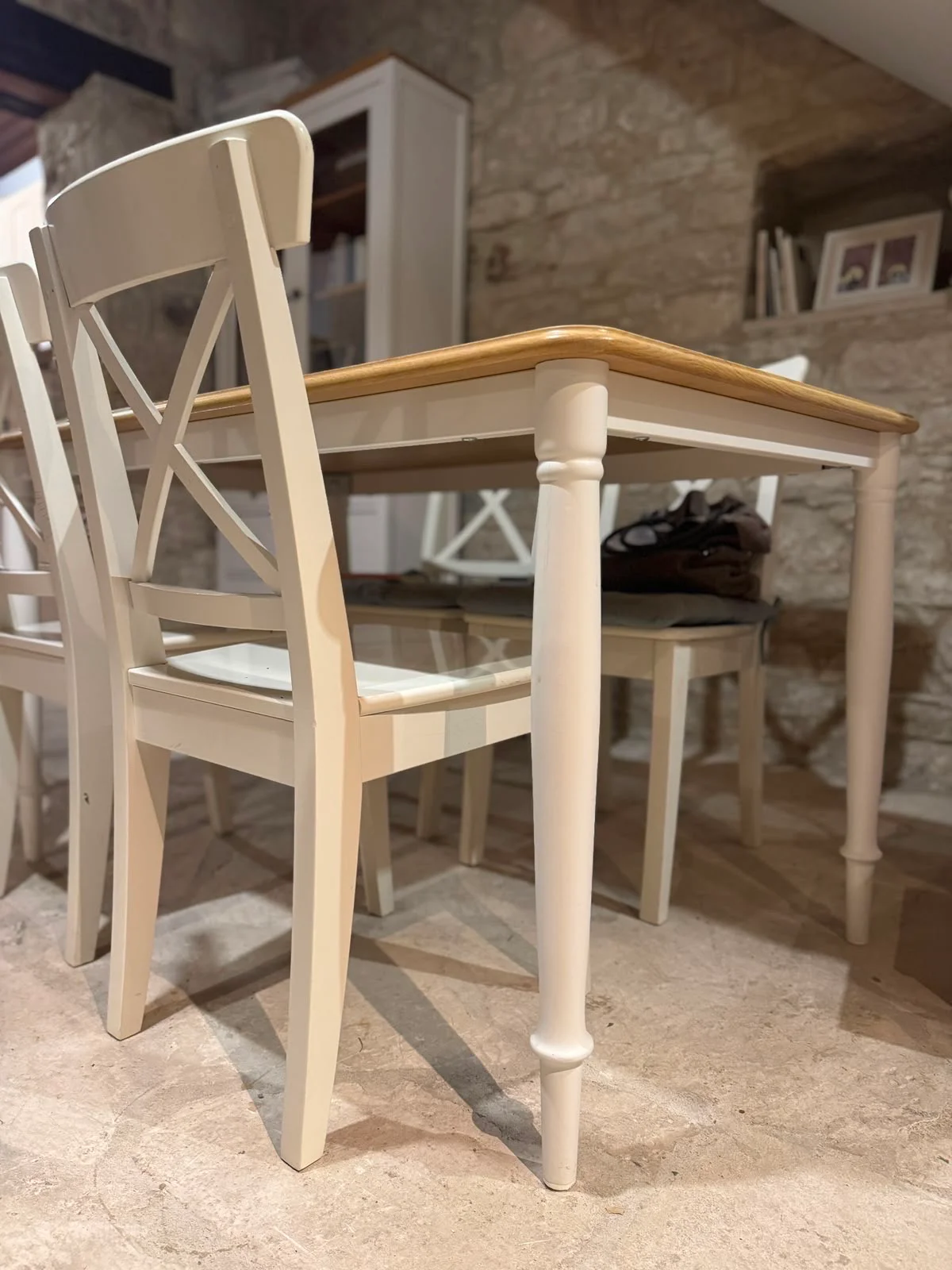 Dining Table With 4 Chairs And Display Cabinet – 10