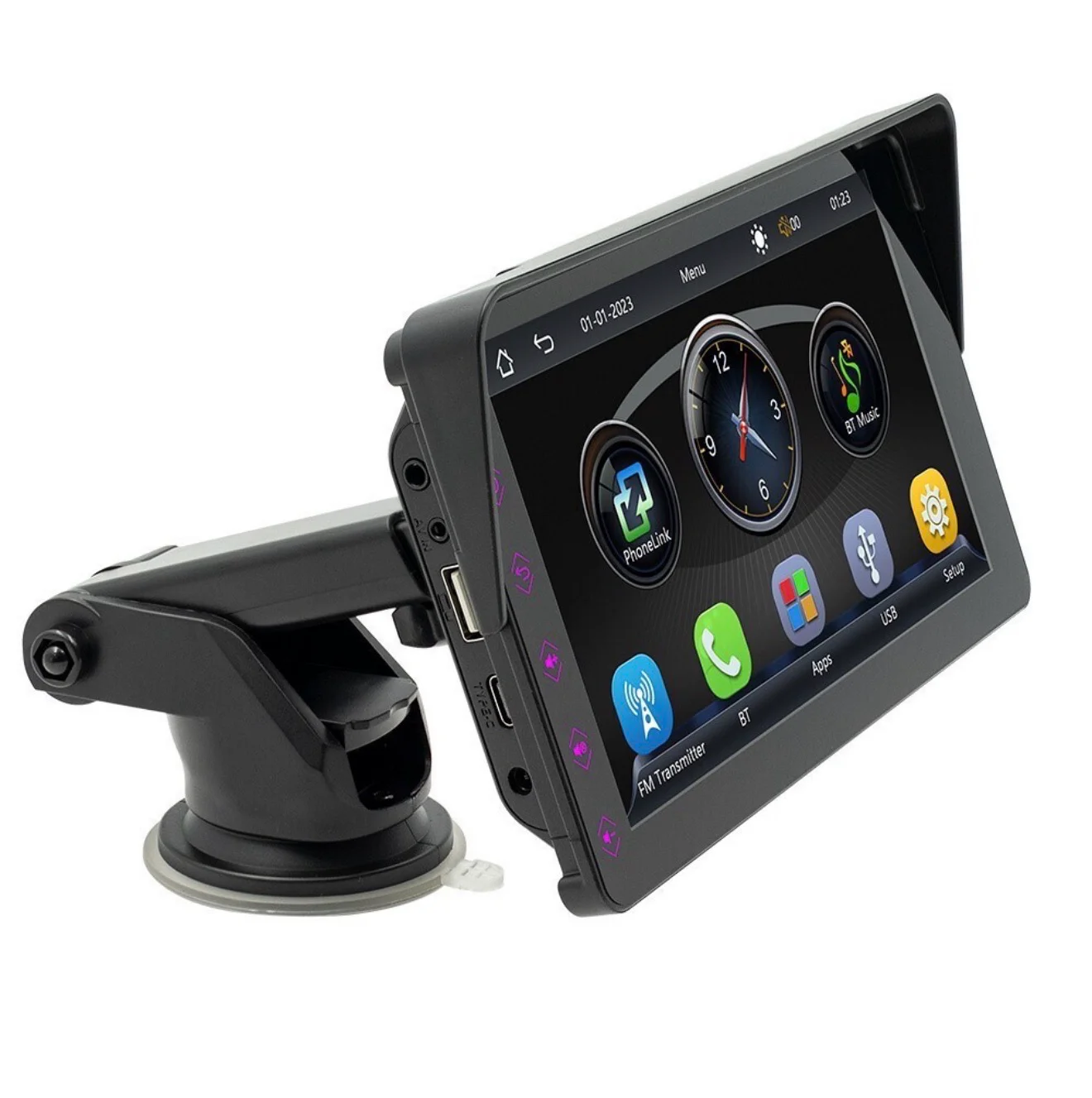 7 ιντσών ασύρματη οθόνη αυτοκινήτου, wireless apple carplay / android auto