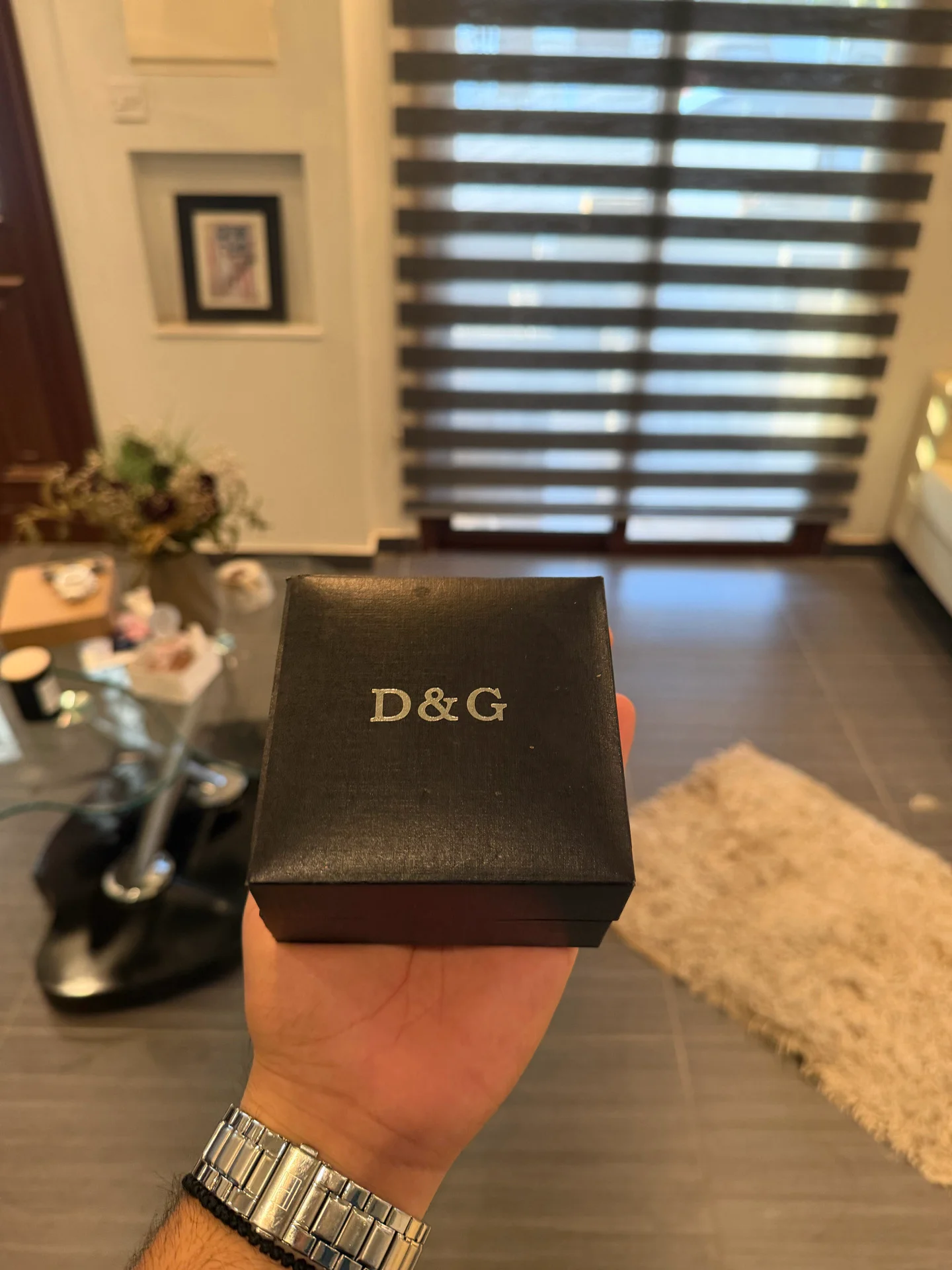 D&G Night & Day Crystal Bangle Watch & Earrings Set