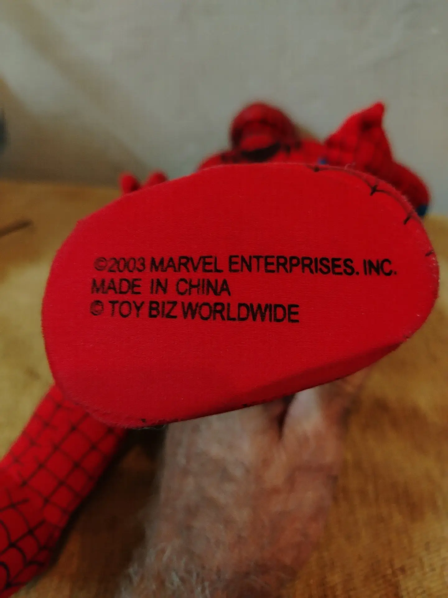 Vintage 2003 Marvel toy Biz talking Spiderman, Plastic head. – 5