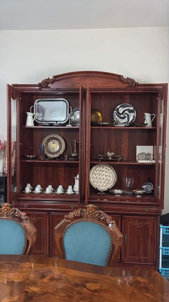 Elegant Vintage Solid Wood Living & Dining Room Furniture Set – 2