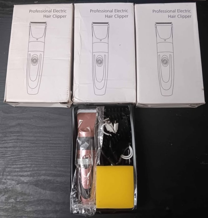 PROFESSIONAL CORDLESS AJUSTABLE HAIR CLIPPERS (EACH) – 1