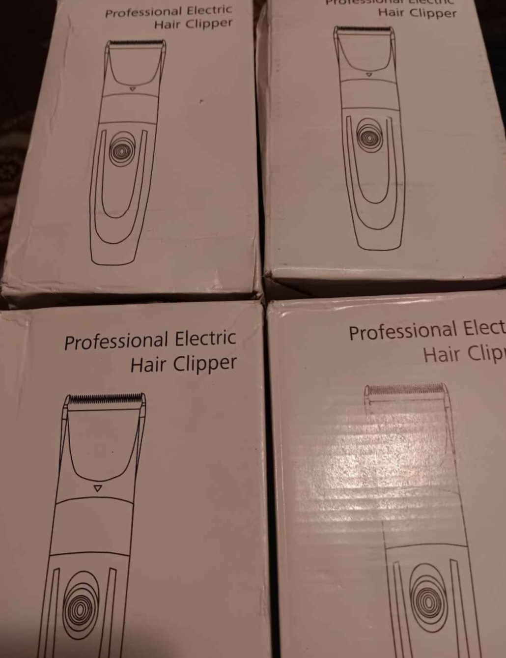 PROFESSIONAL CORDLESS AJUSTABLE HAIR CLIPPERS (EACH) – 2