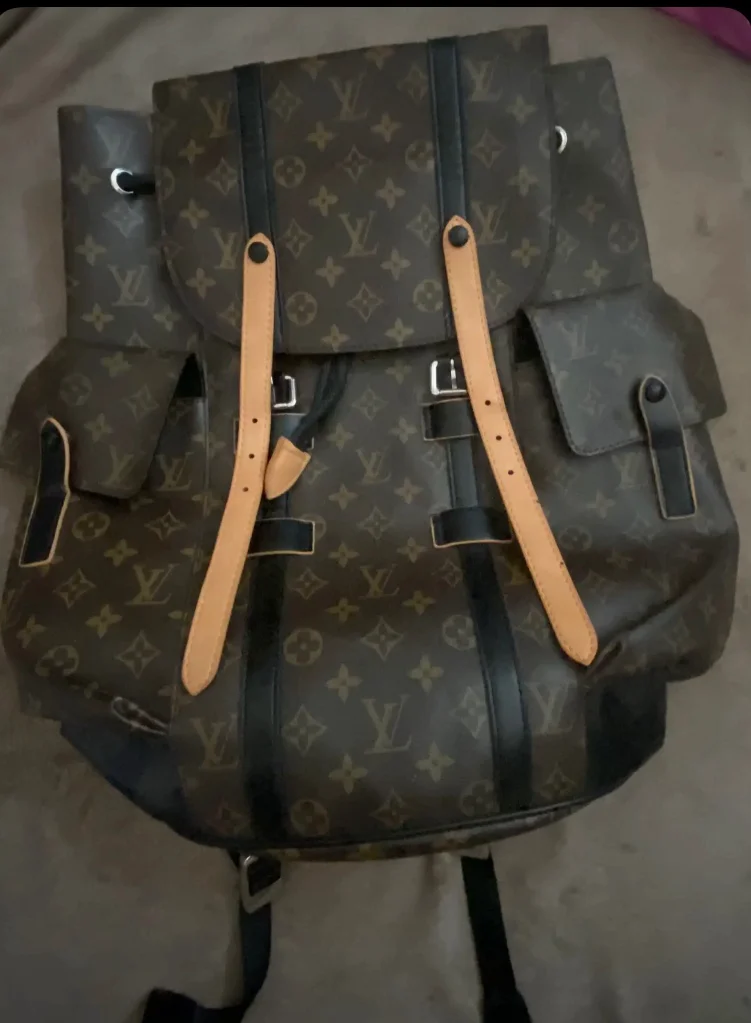 Louis Vuitton Style Monogram Backpack