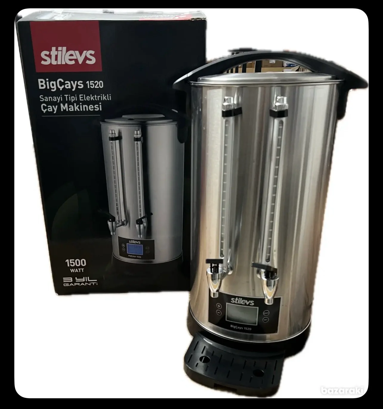 Stilevs BigÇays 1520 Industrial Electric Tea Maker