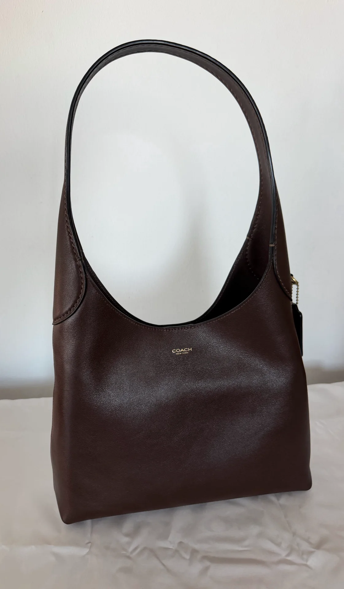 Brown Leather Shoulder Bag – 4