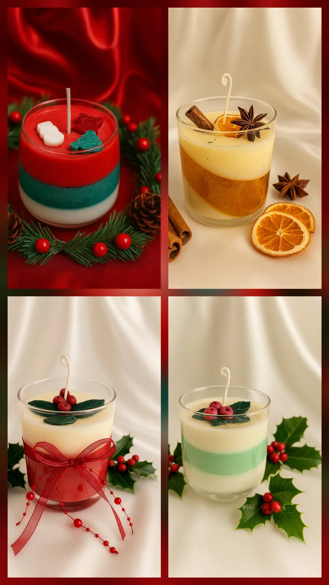 Handmade Dessert & Fruit Scented Soy Candles – 4