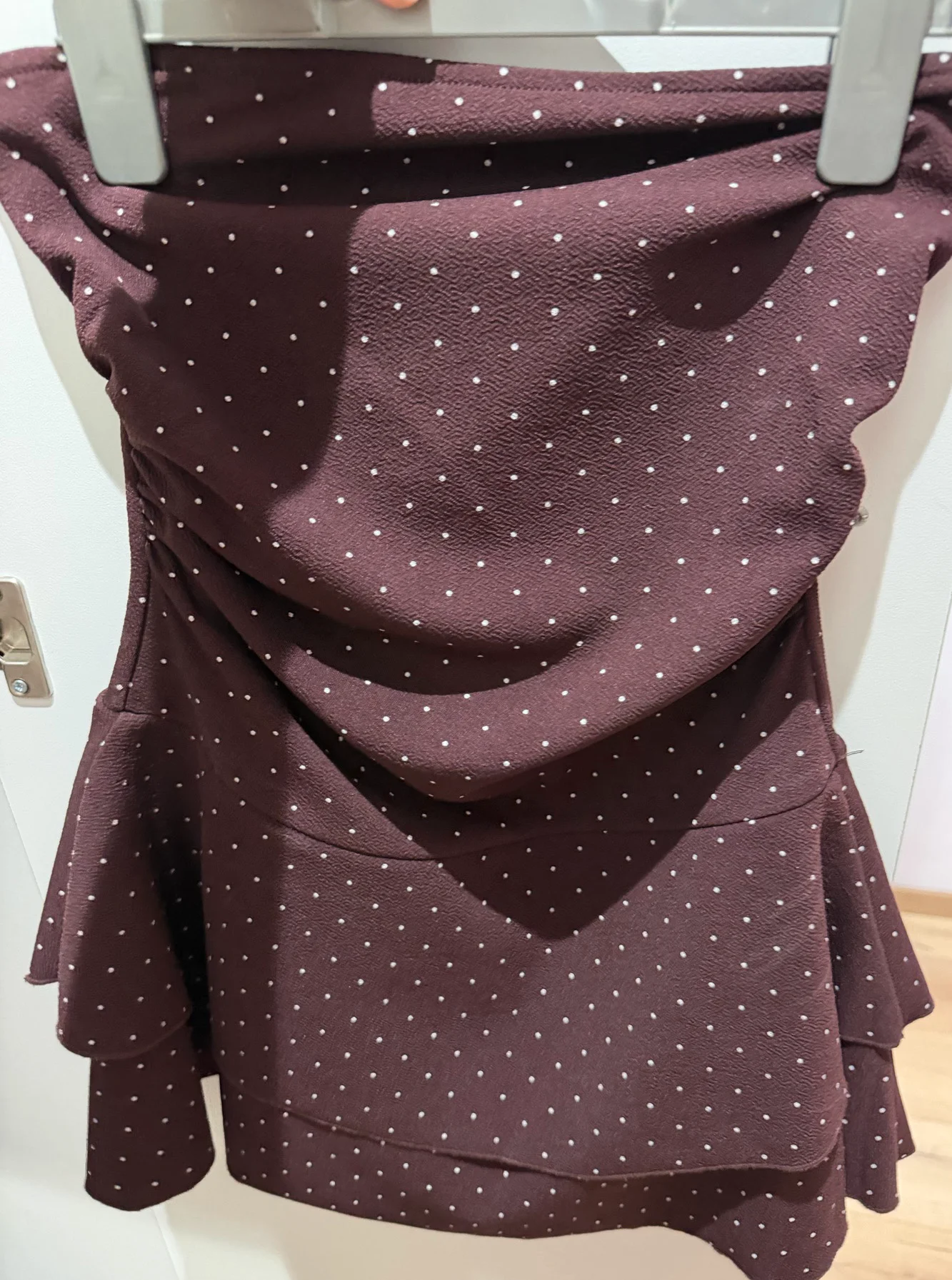 Brown Poka Dots Dress