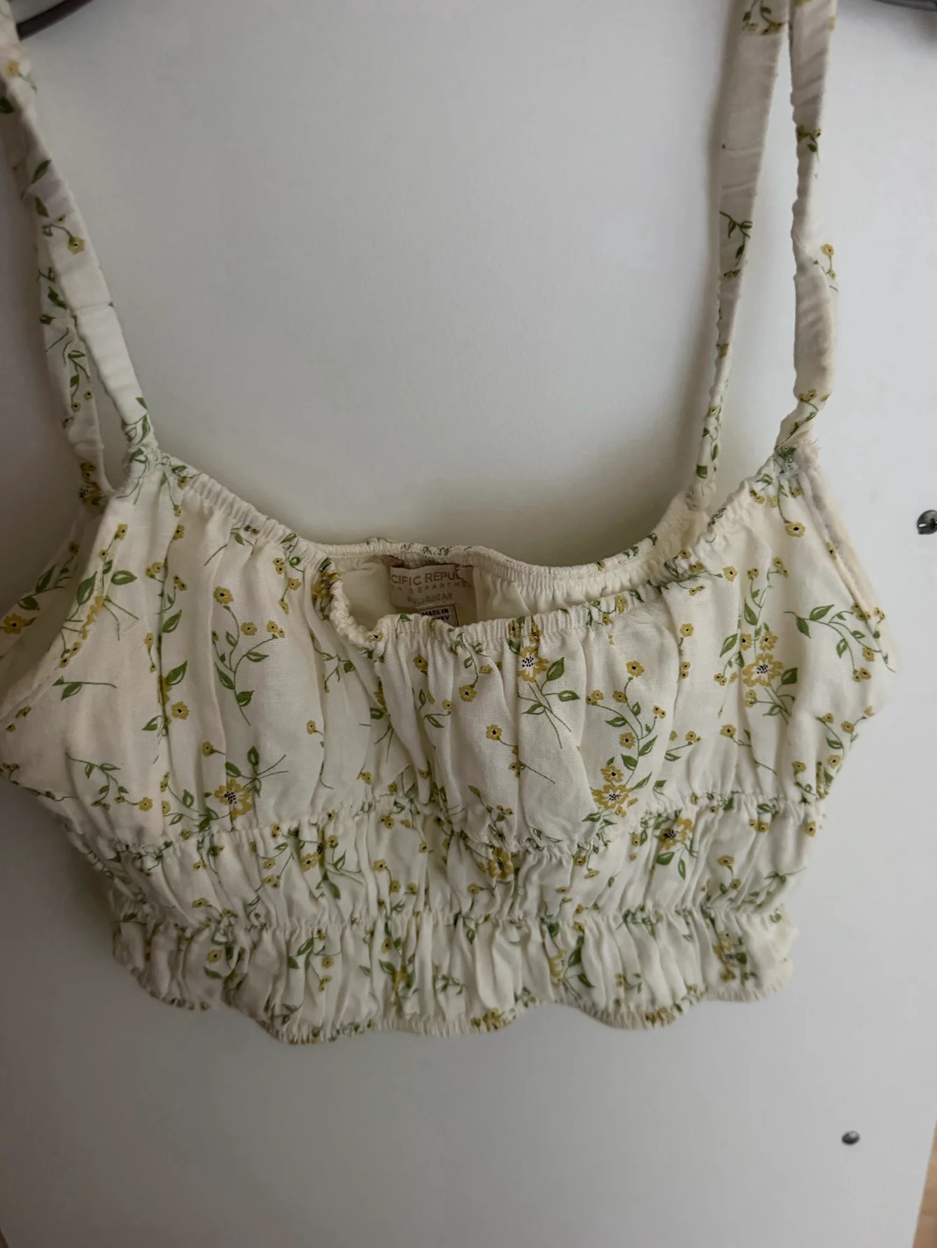 White Flowery Shirt